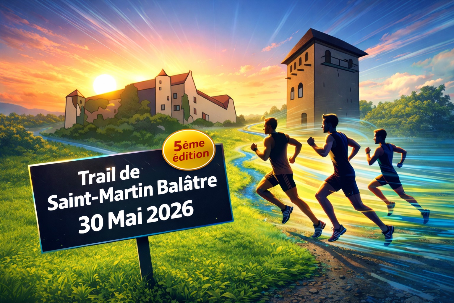 Logo Trail de Saint-Martin Balâtre
